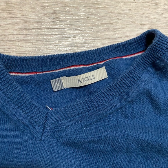 Aigle blue men’s sweater - Picture 3 of 3